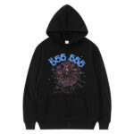 Sp5der 555555 Angel Number Black Hoodie